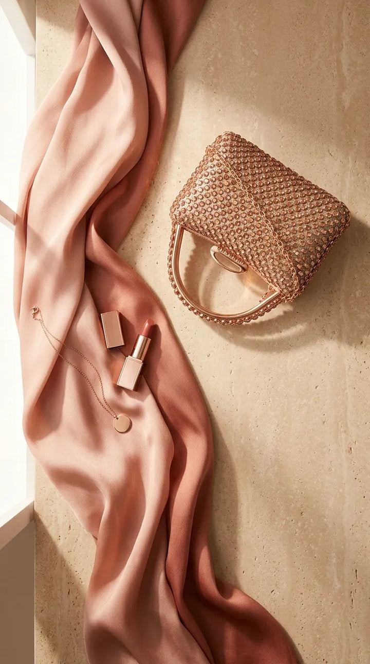 Golden Bridal Clutch P24617