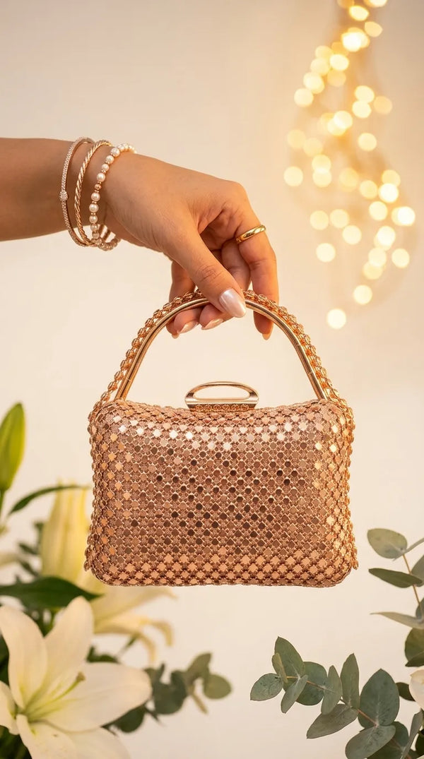 Champagne Bridal Clutch P24617