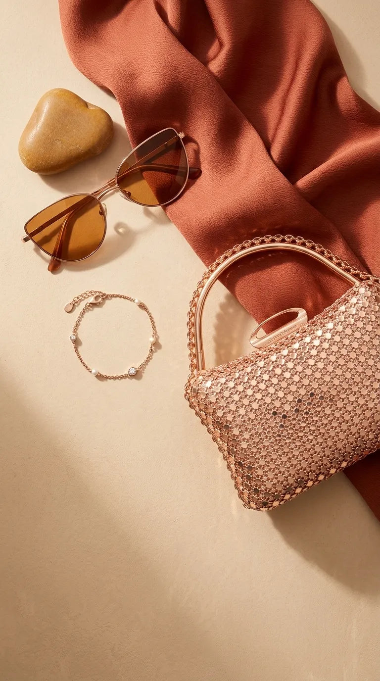 Champagne Bridal Clutch P24617