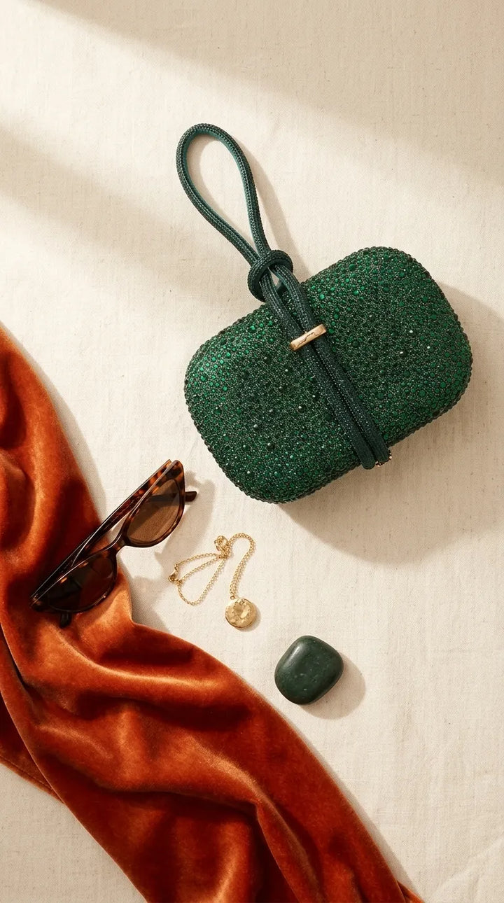 Green Bridal Clutch P24618