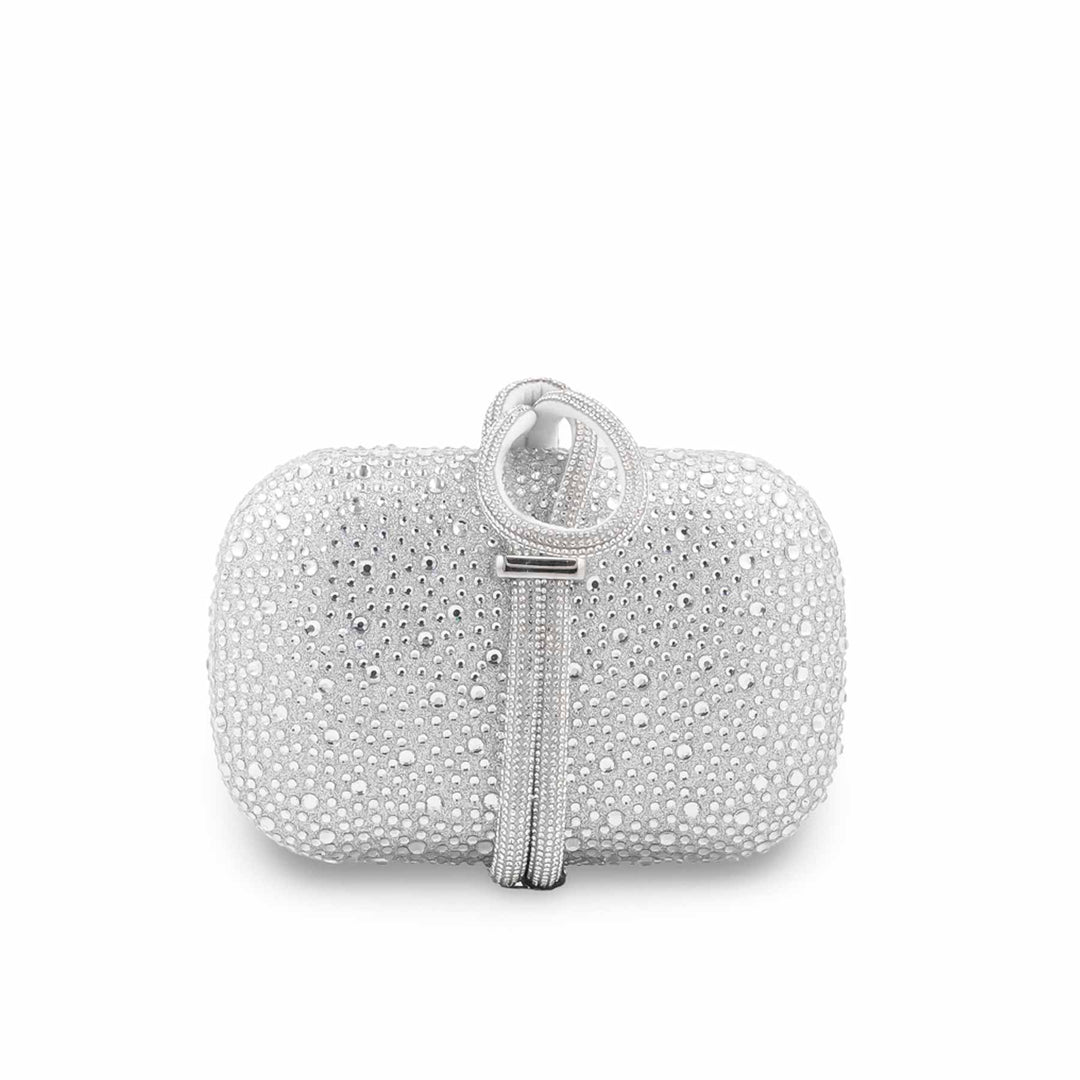 Silver Bridal Clutch P24618
