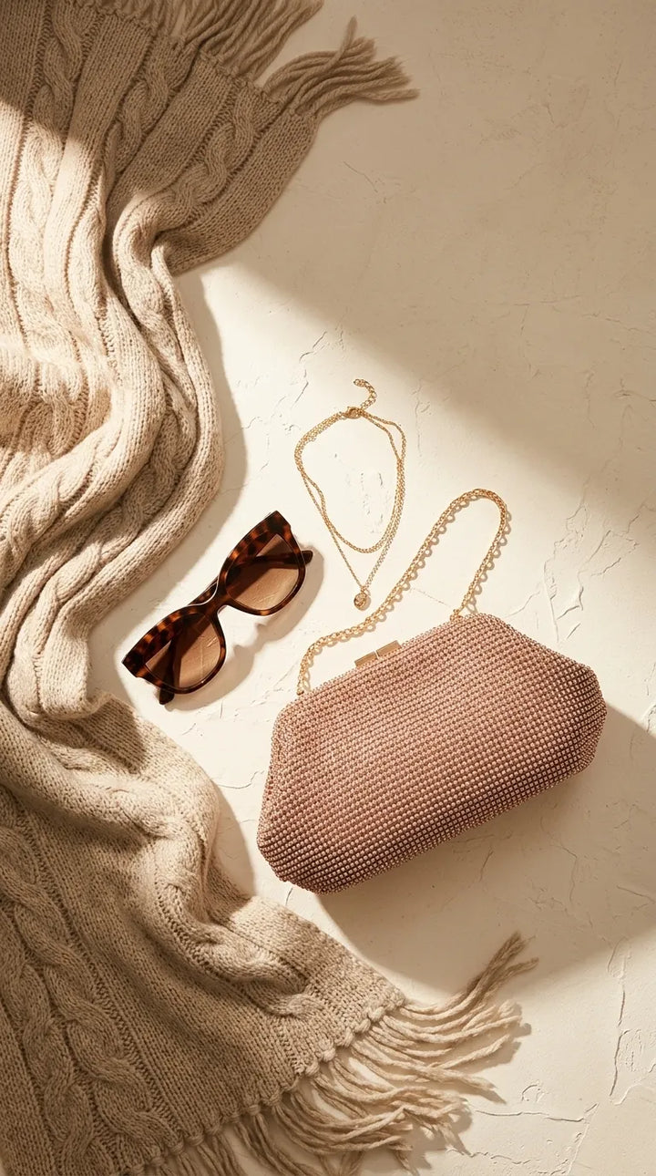 Champagne Bridal Clutch P24619