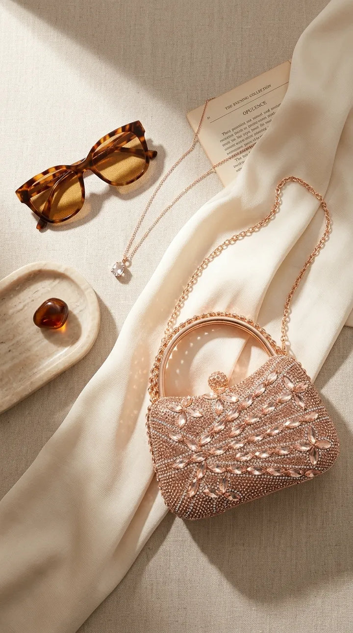 Champagne Bridal Clutch P24623