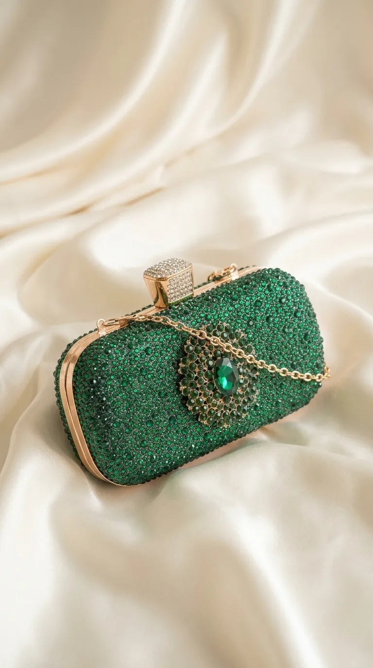 Green Bridal Clutch P24624