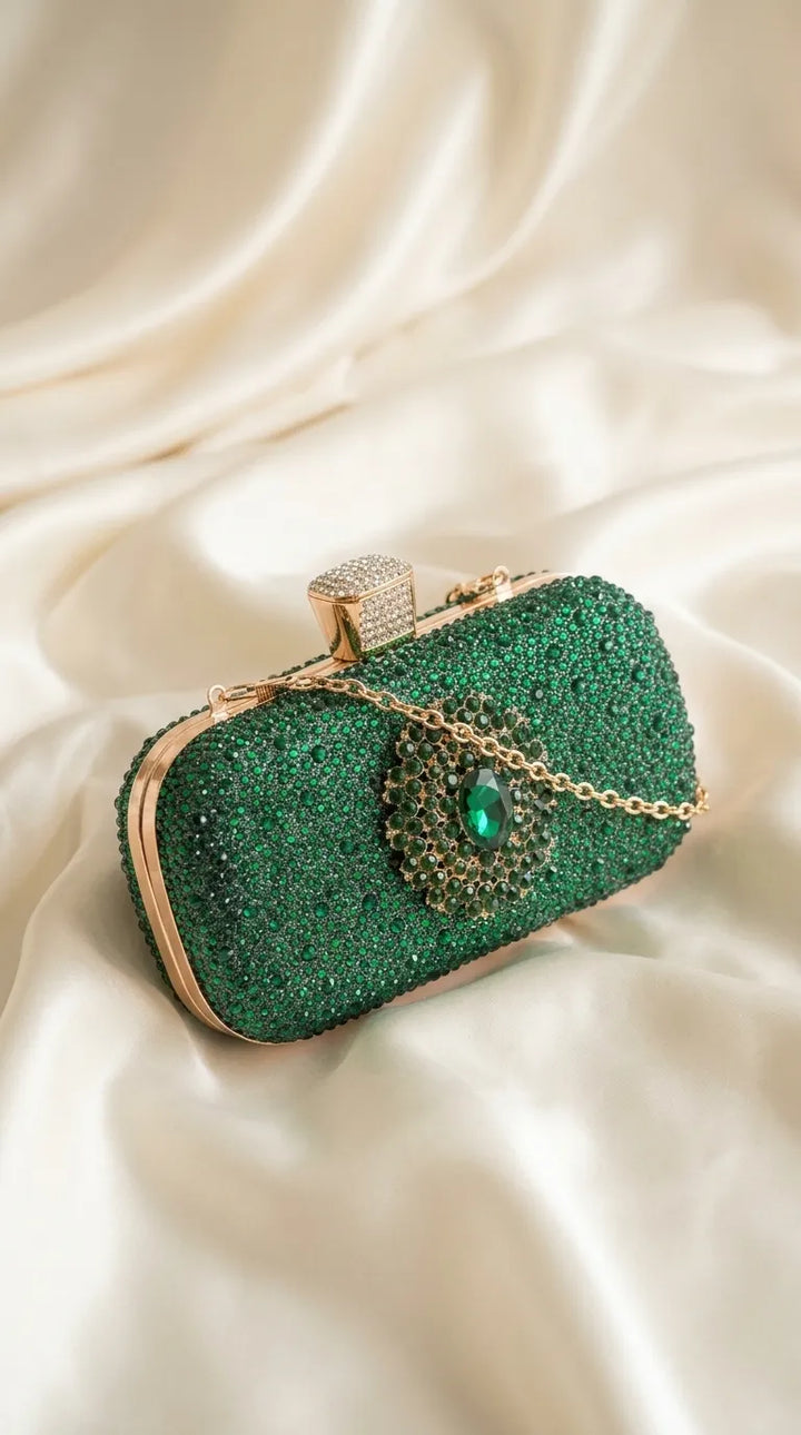 Green Bridal Clutch P24624