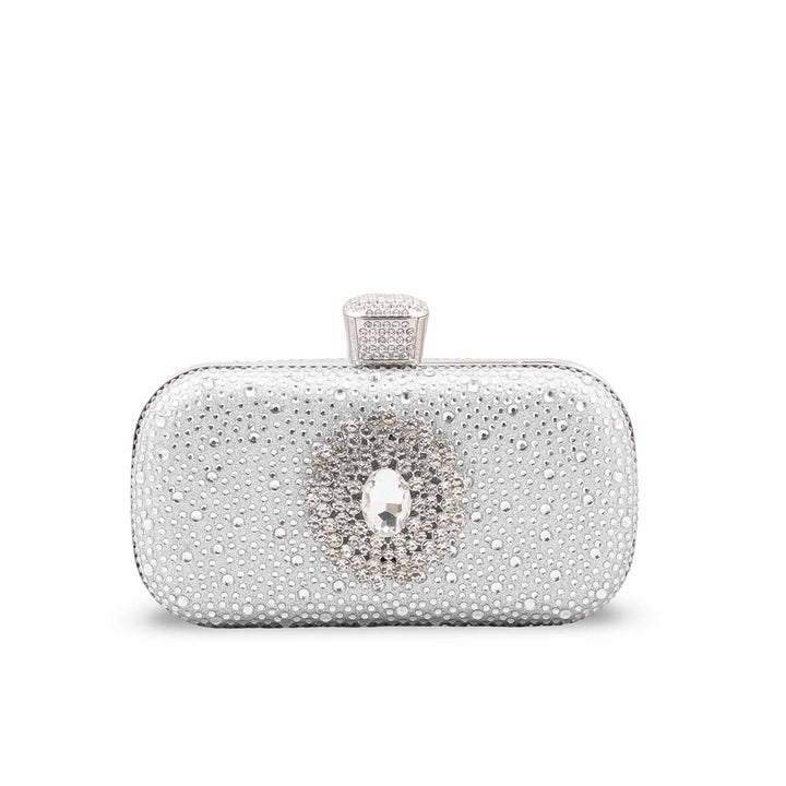 Silver Bridal Clutch P24624