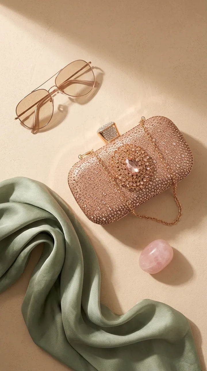 Champagne Bridal Clutch P24624