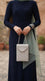 Silver Fancy Pouch For Women P24641