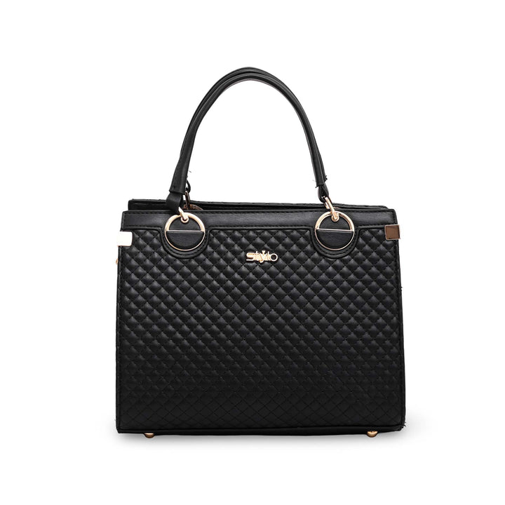 Black Formal Hand Bag P36046