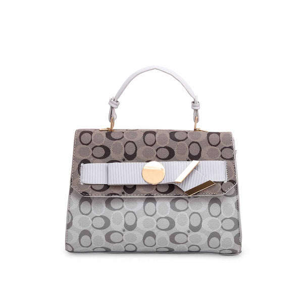 Grey Formal Hand Bag P36051