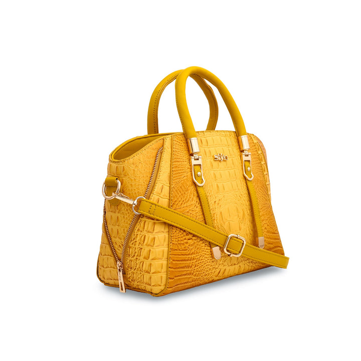 Yellow Formal Hand Bag P36055