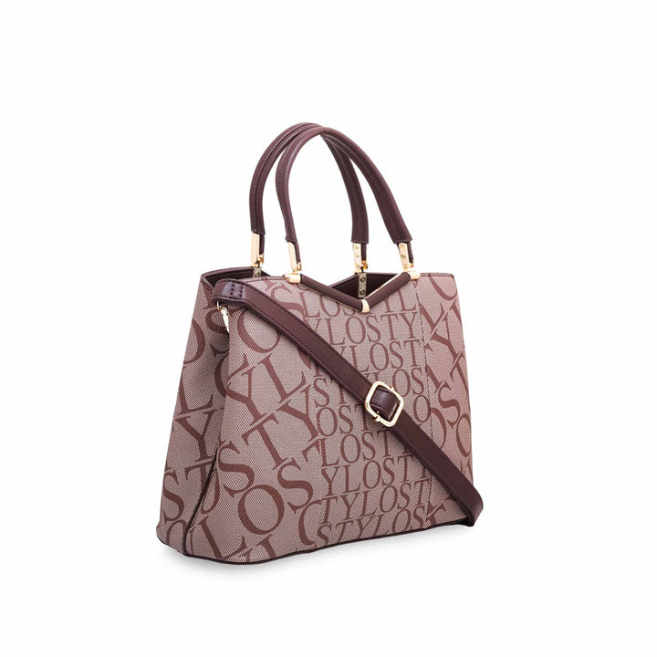 Brown Formal Hand Bag P36056