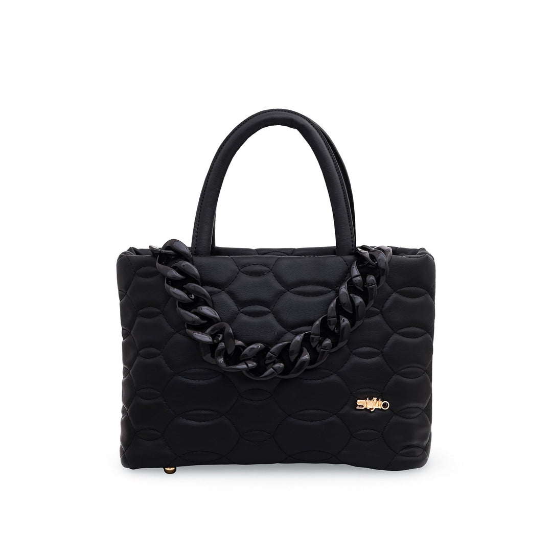 Black Formal Hand Bag P36065