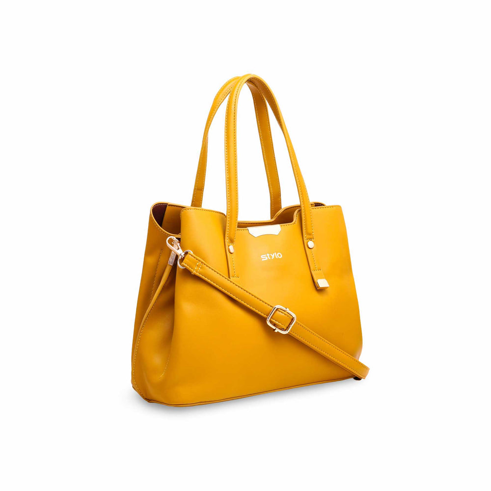 Mustard Tote Hand Bag P36124