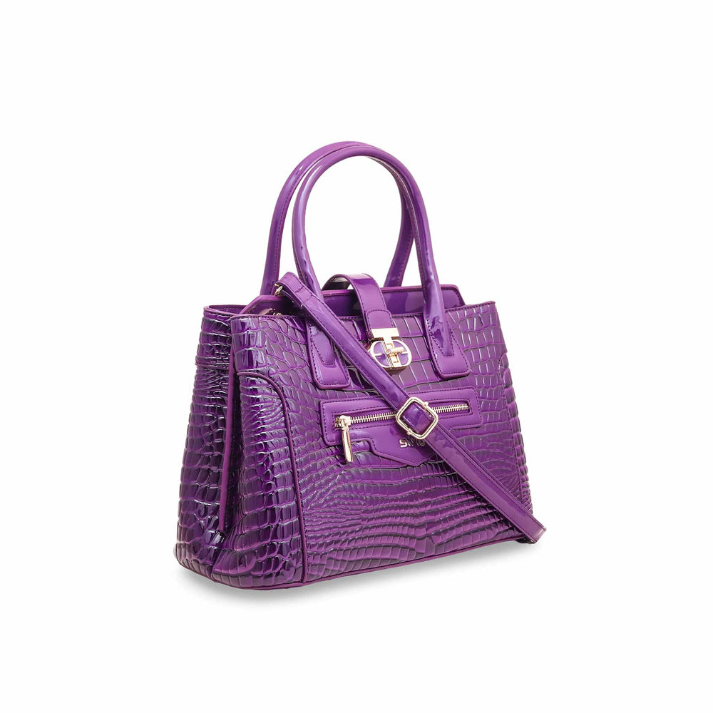 Purple Formal Hand Bag P36125