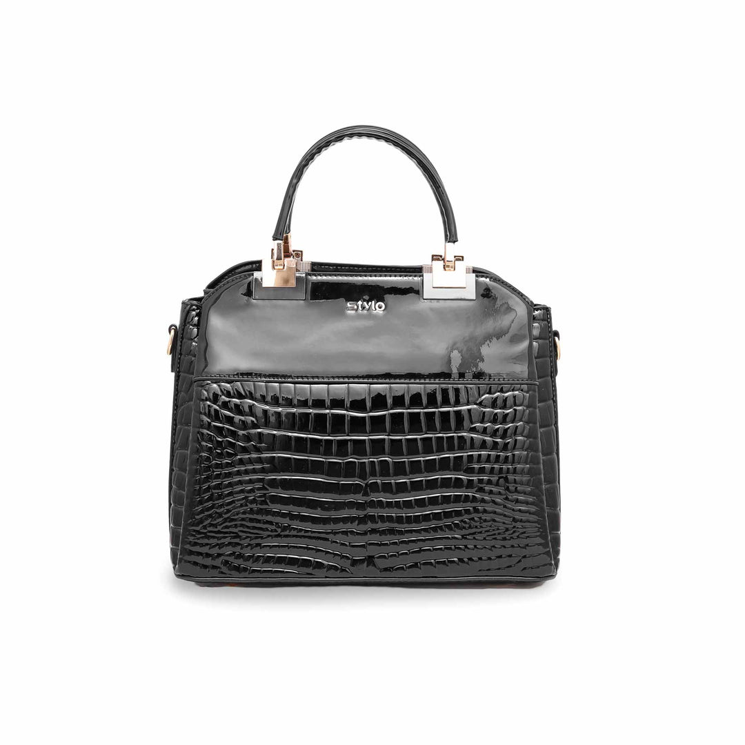 Black Formal Hand Bag P36126