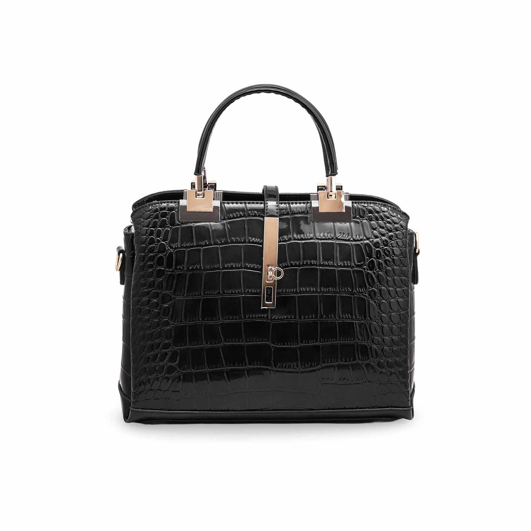 Black Formal Hand Bag P36127