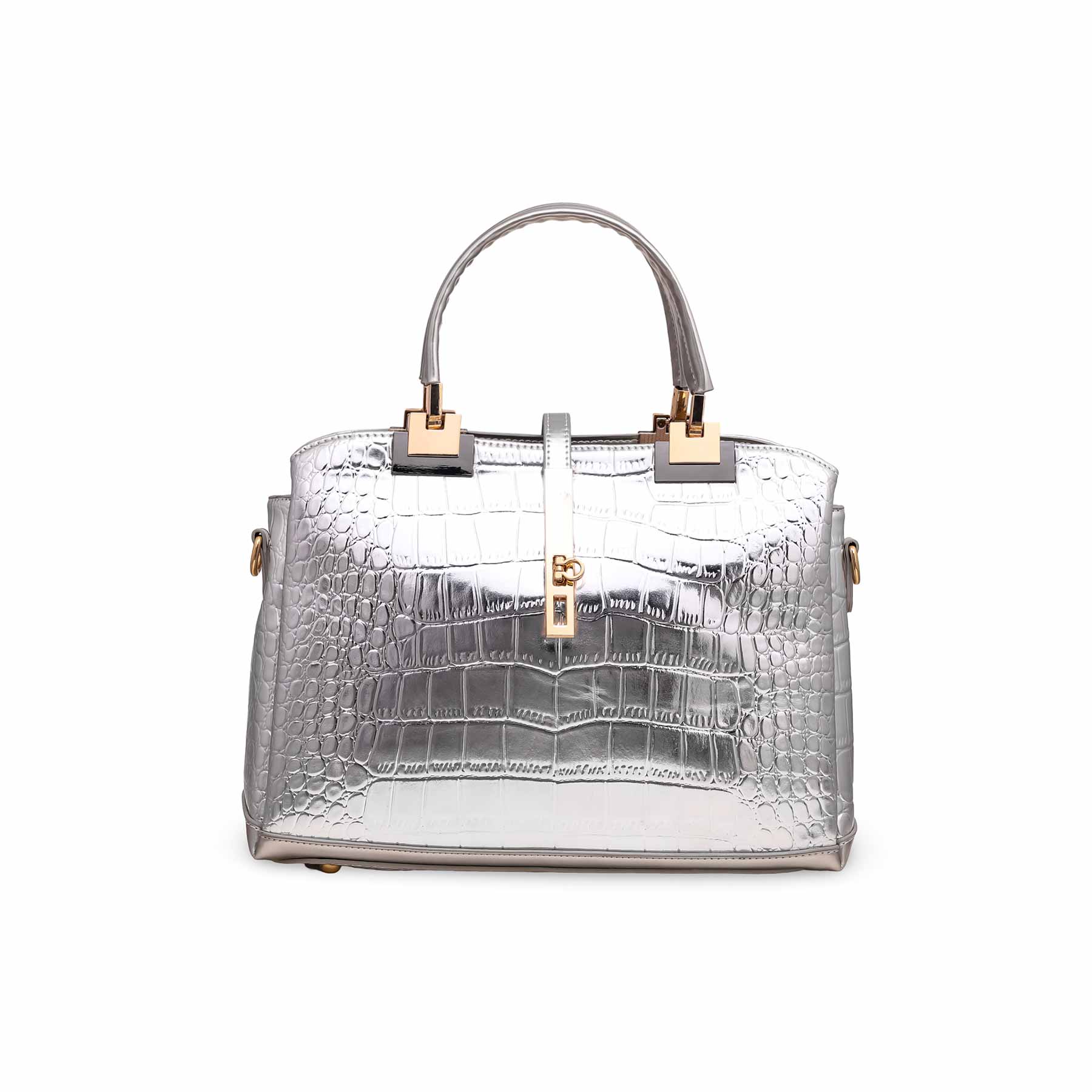 Silver Formal Hand Bag P36127