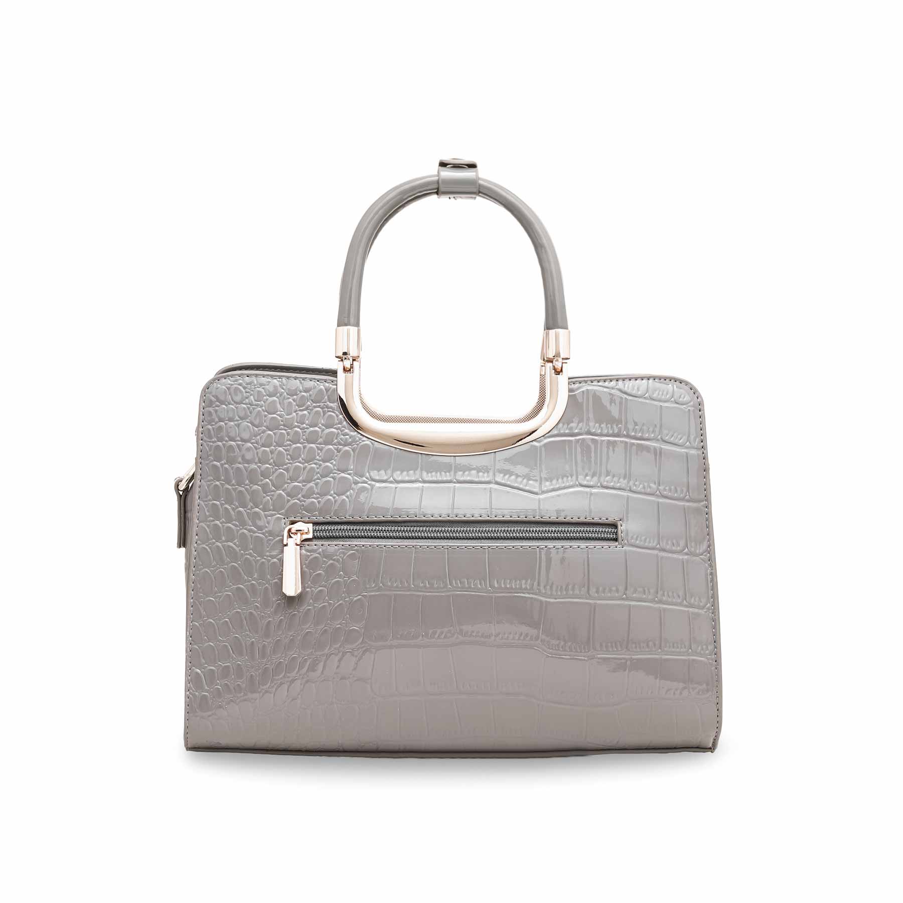 Grey Formal Hand Bag P36129