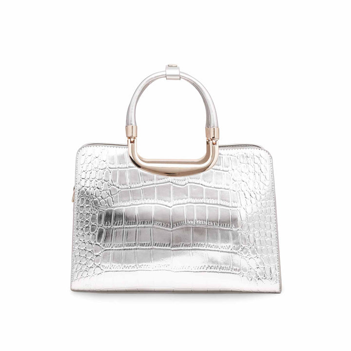 Silver Formal Hand Bag P36129