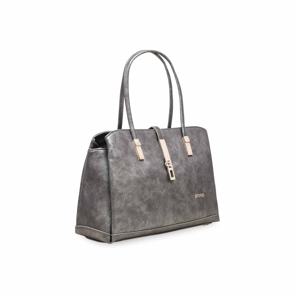 Grey Formal Hand Bag P36130