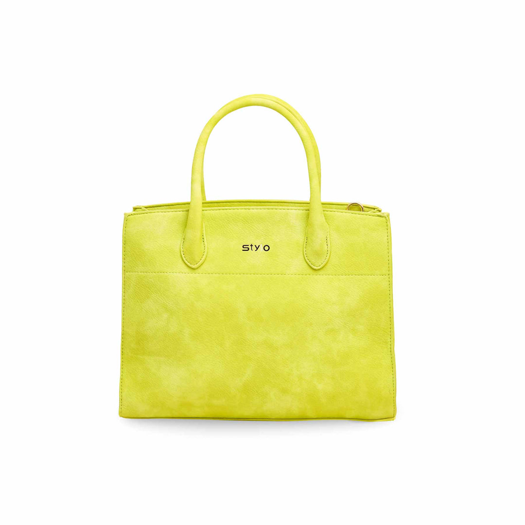 Green Formal Hand Bag P36134