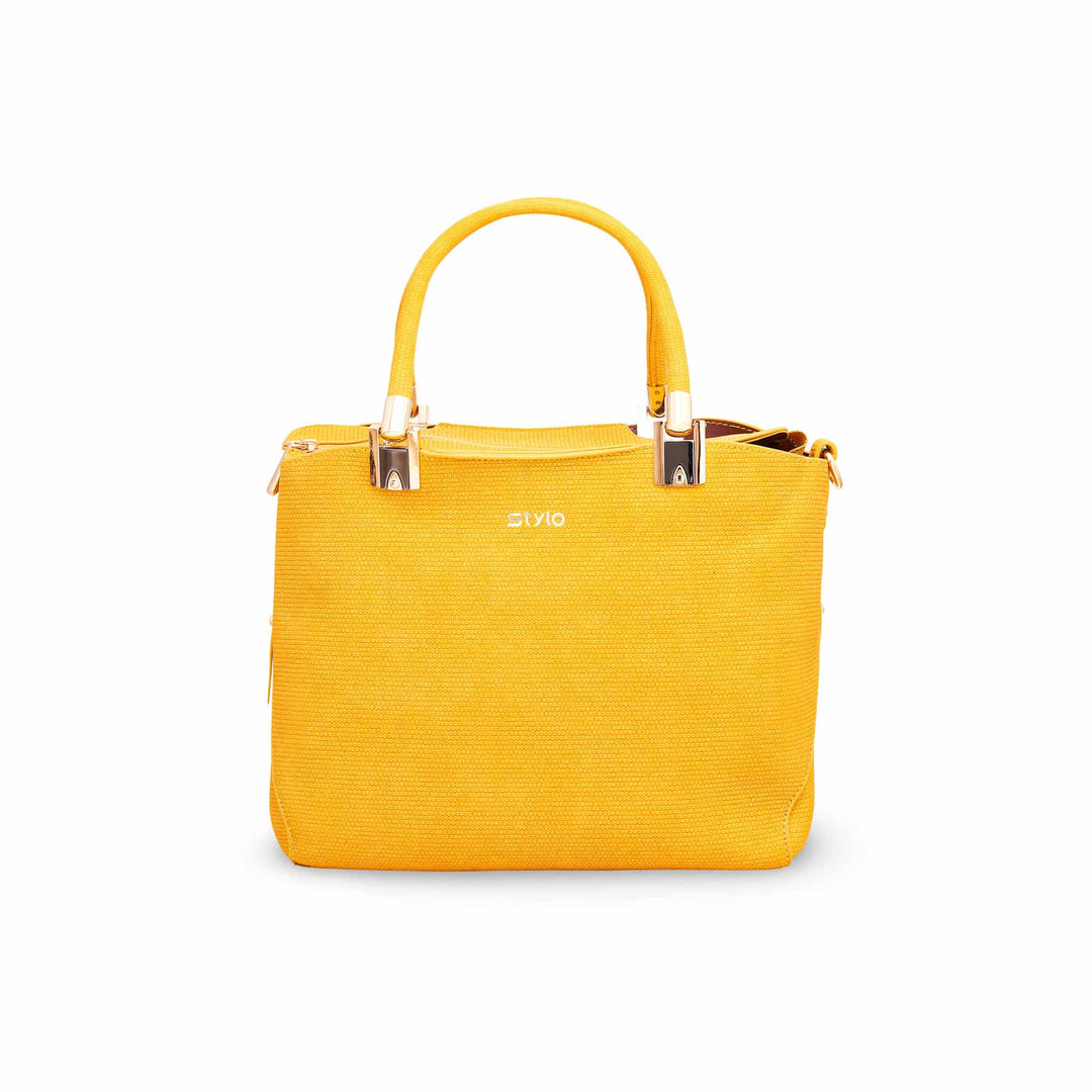 Mustard Formal Handbag P36135