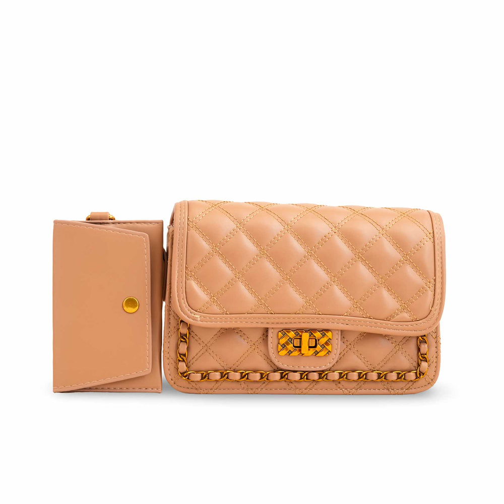Brown Formal Shoulder Bag P36137