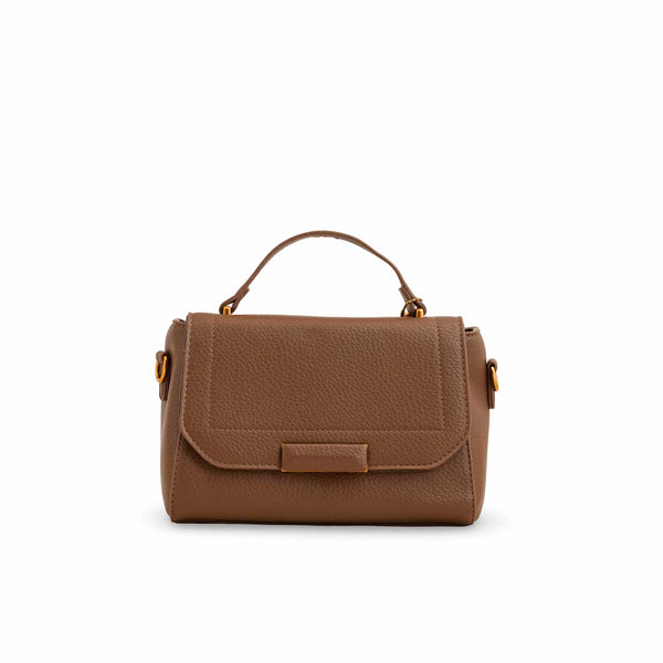 Brown Formal Shoulder Bag For Ladies P36140