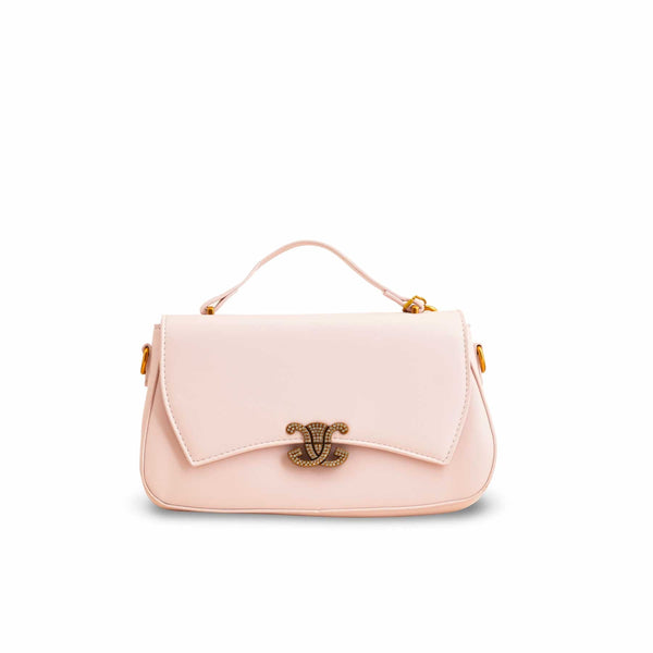 Pink Formal Shoulder Bag For Ladies P36140