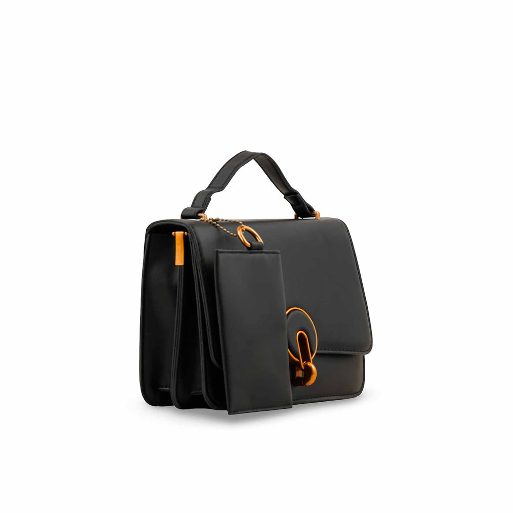 Black Formal Shoulder Bag P36141