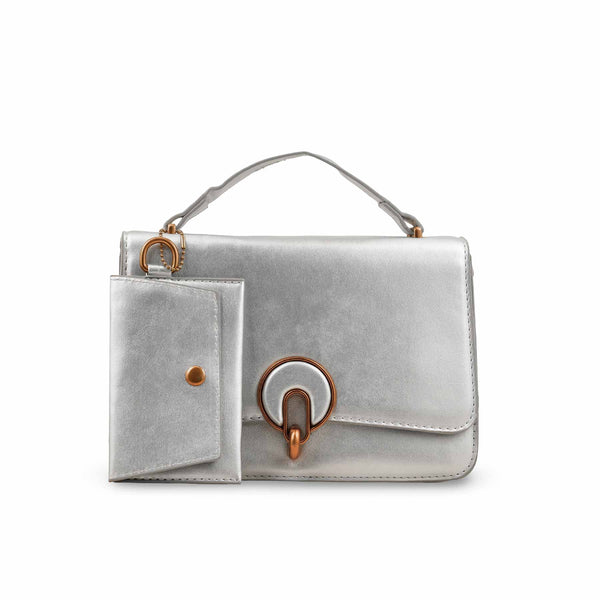 Silver Formal Shoulder Bag P36141