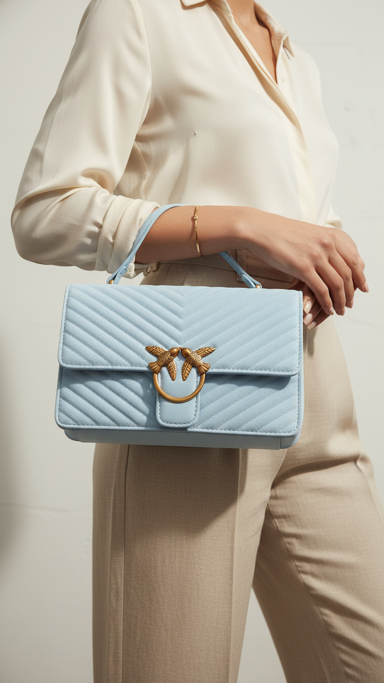 Blue Formal Shoulder Bag P36143