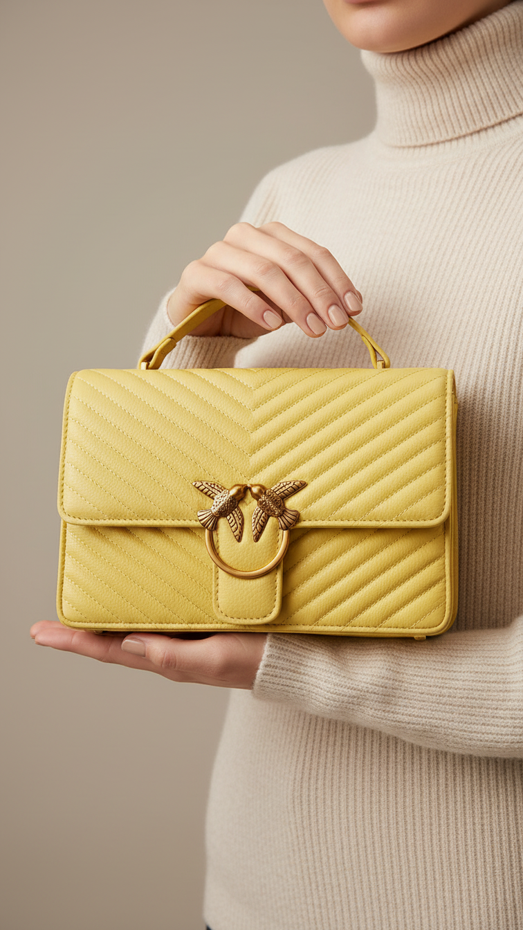 Yellow Formal Shoulder Bag P36143