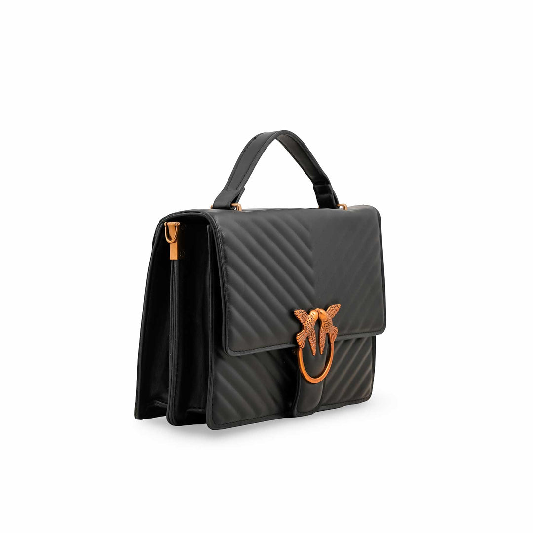 Black Formal Shoulder Bag P36143