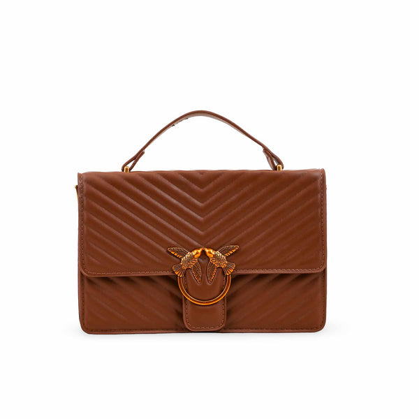 Brown Formal Shoulder Bag P36143