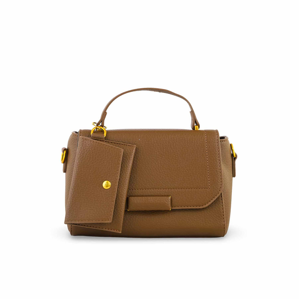 Brown Formal Shoulder Bag For Women P36144