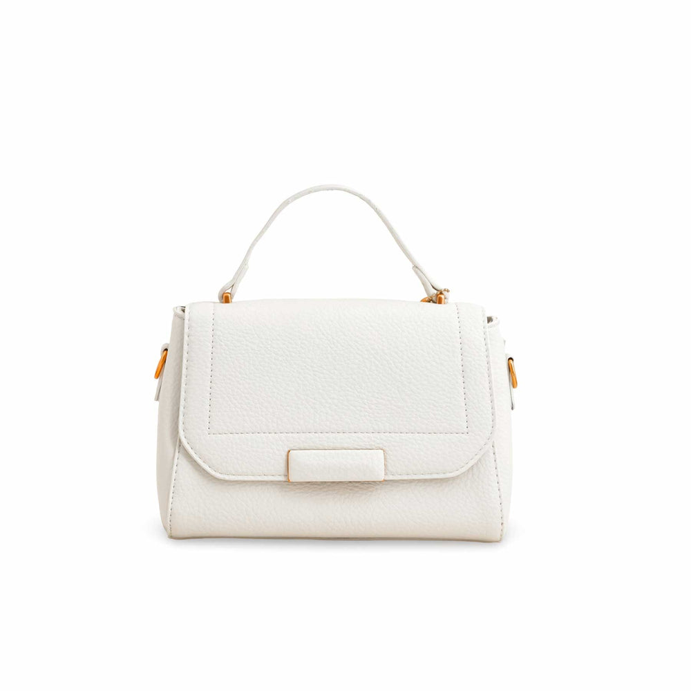 White Formal Shoulder Bag P36144