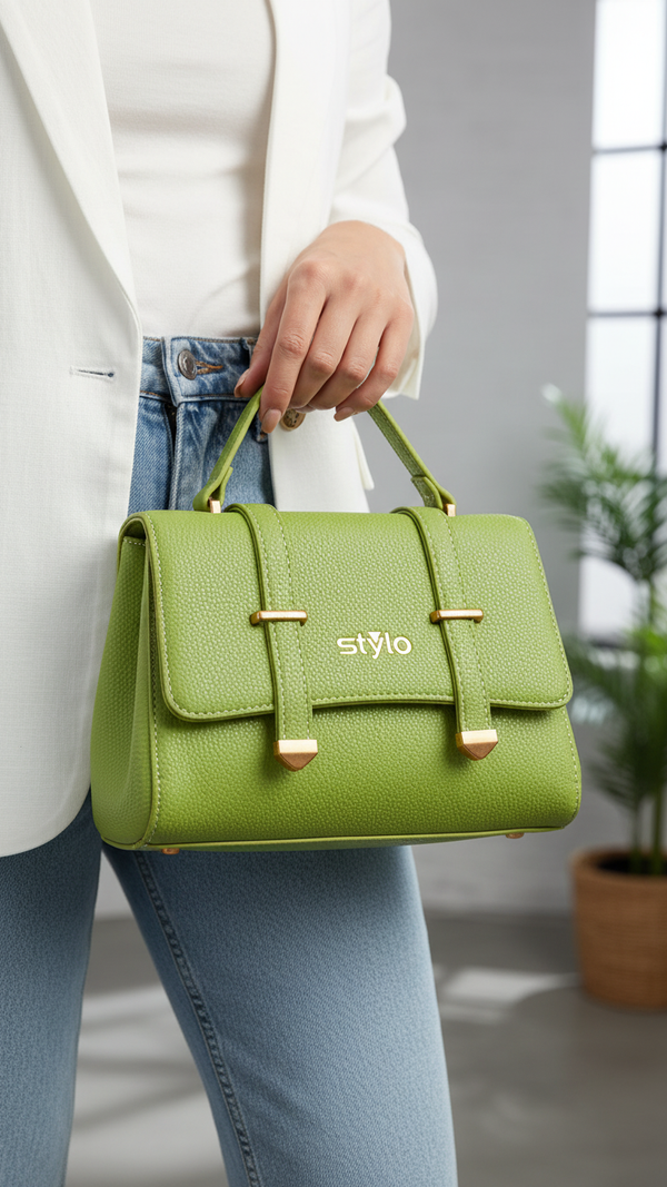 Green Formal Shoulder Bag P36148