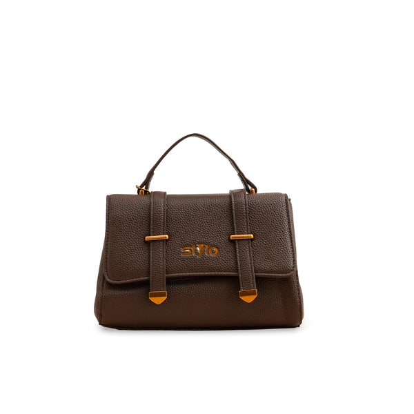 Brown Formal Shoulder Bag P36148