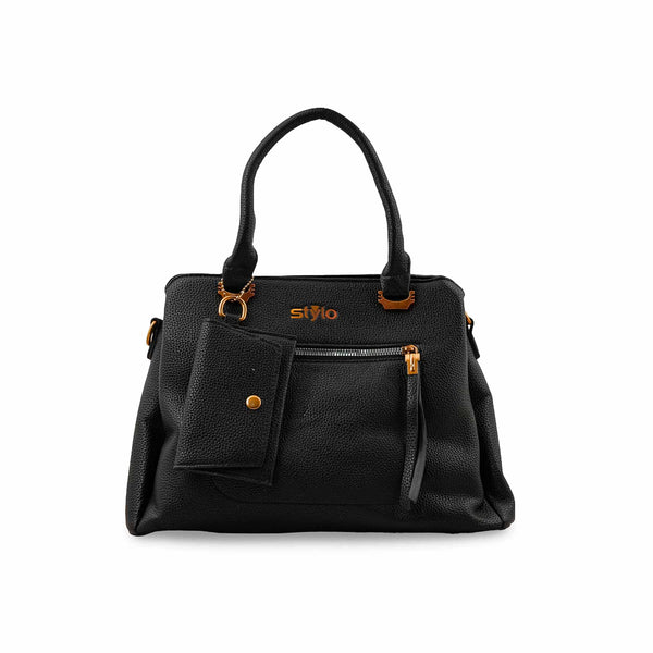 Black Formal Hand Bag For Women P36150