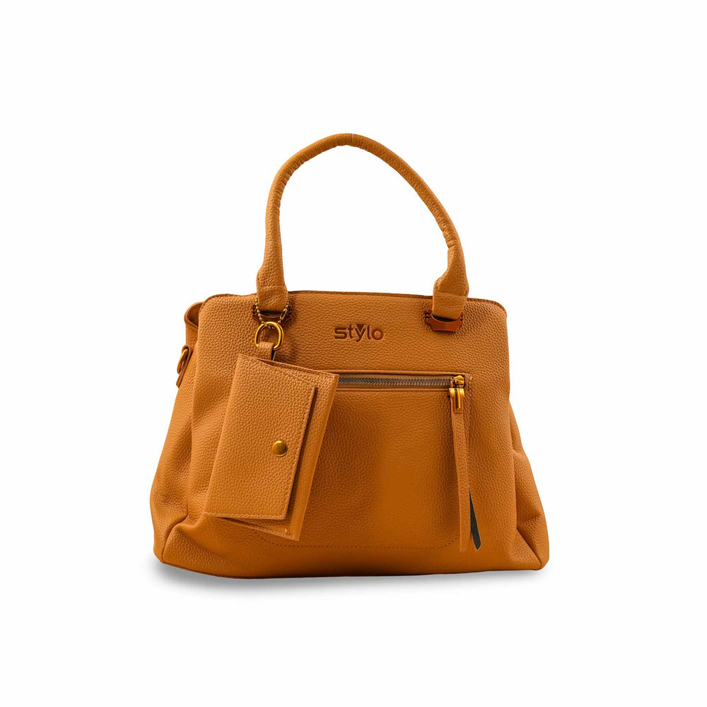 Khaki Formal Hand Bag P36150