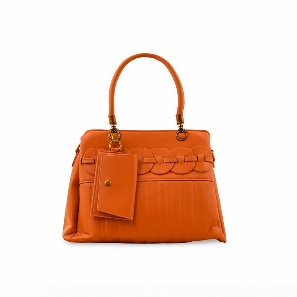 Orange Formal Hand Bag P36151