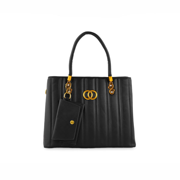 Black Formal Hand Bag For Ladies P36152