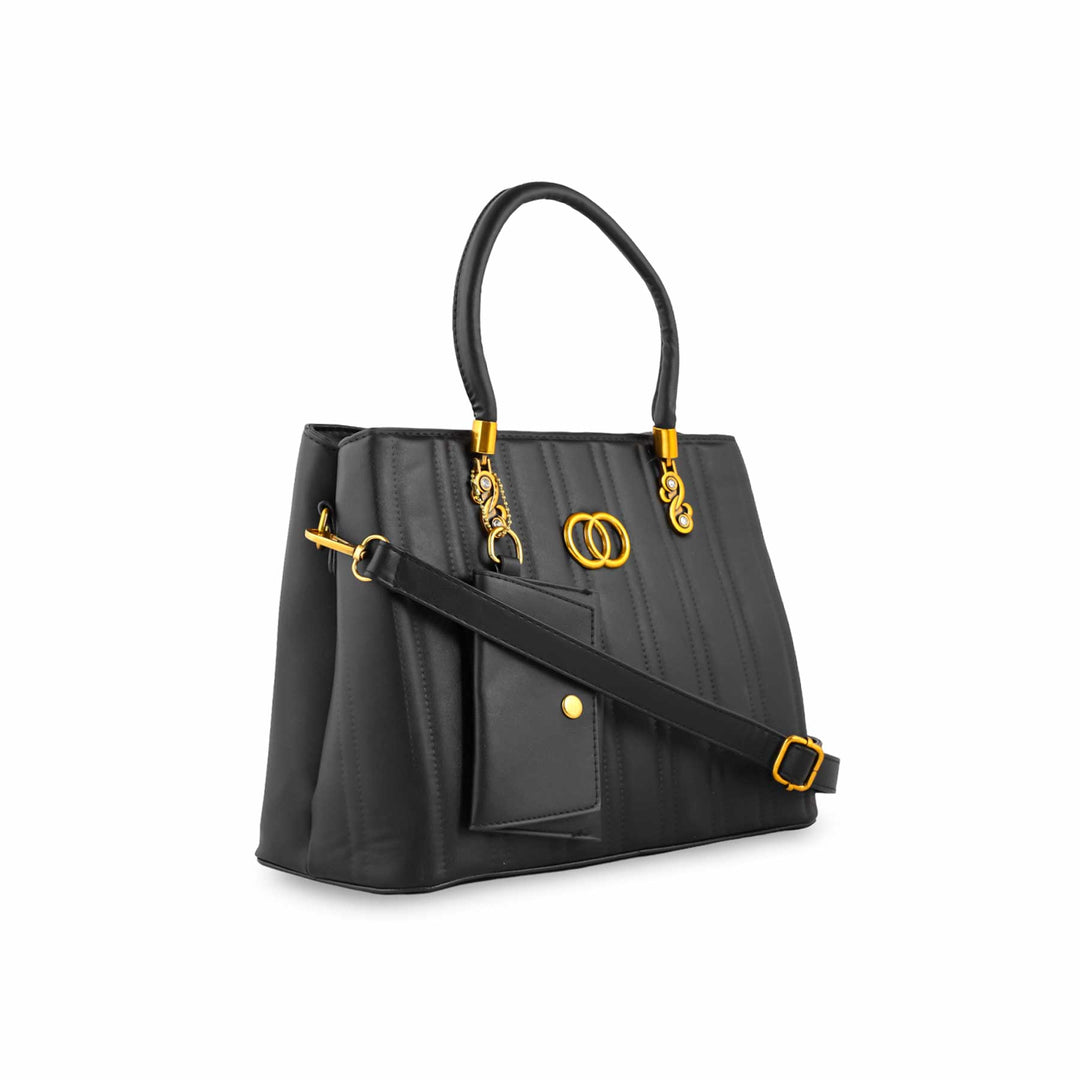 Black Formal Hand Bag For Ladies P36152