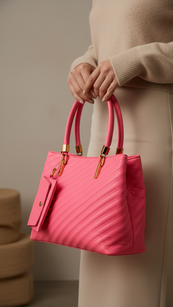 Rose Formal Hand Bag For Ladies P36153