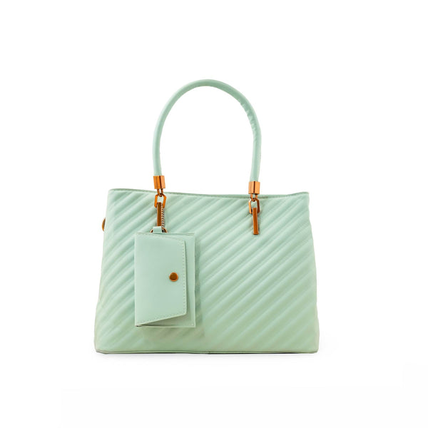 Green Formal Hand Bag For Ladies P36153