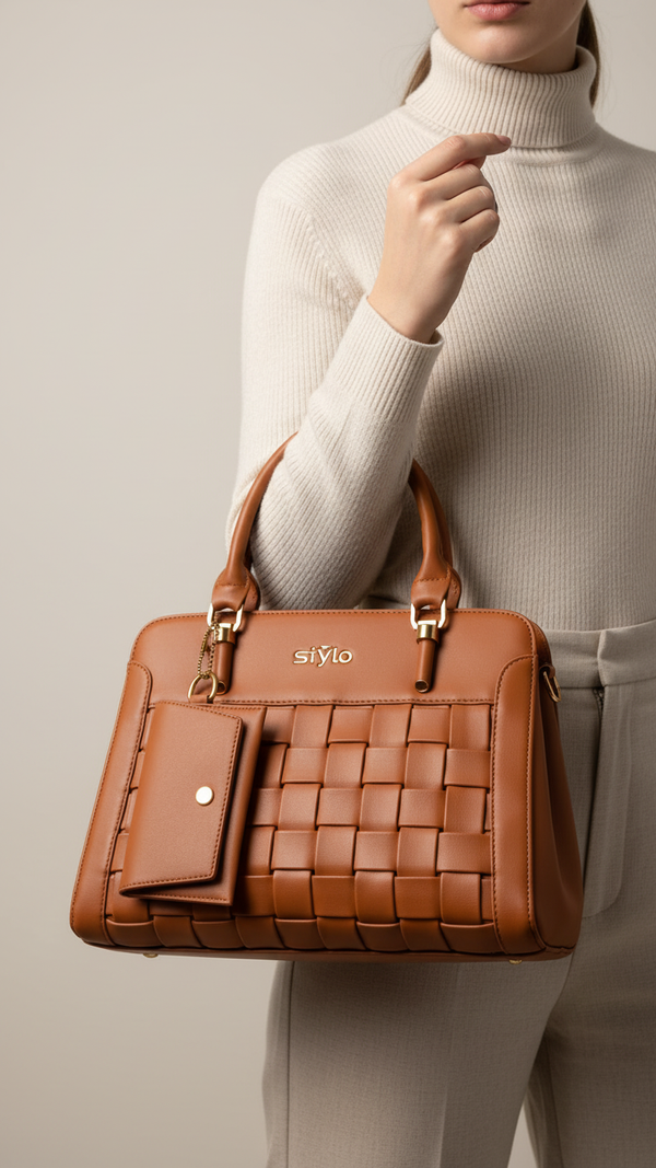 Brown Formal Hand Bag P36154