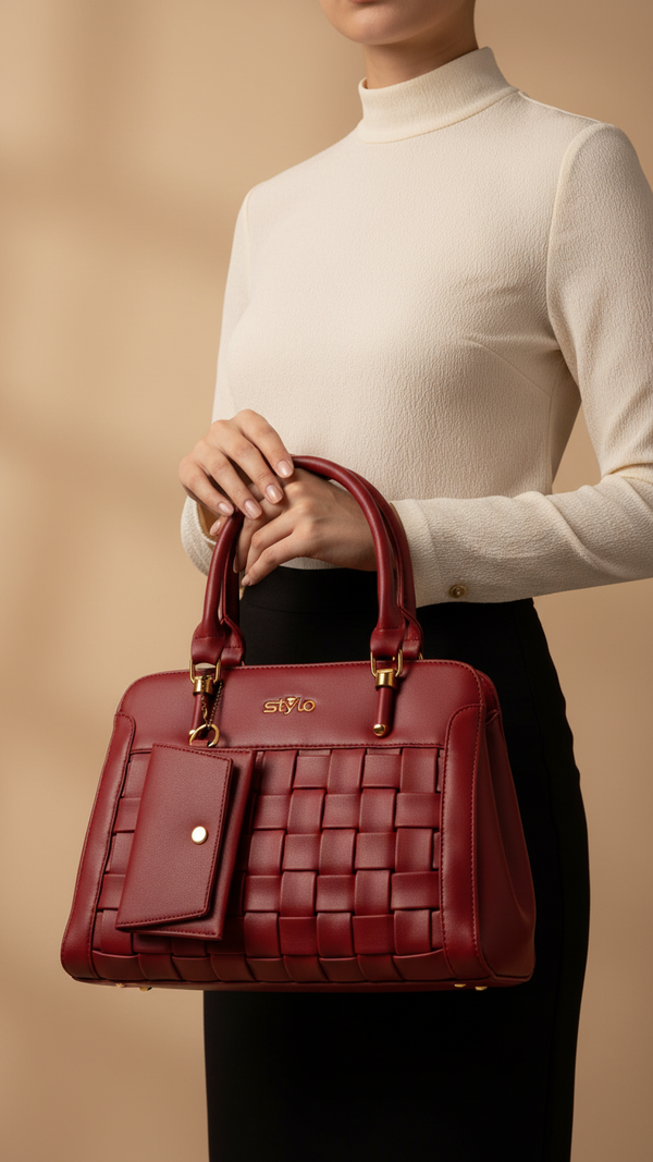 Red Formal Hand Bag P36154