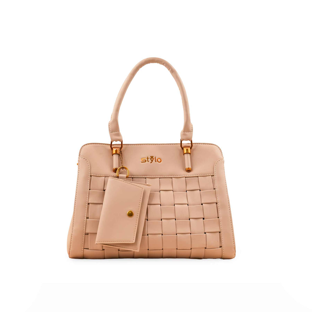Khaki Formal Hand Bag P36154